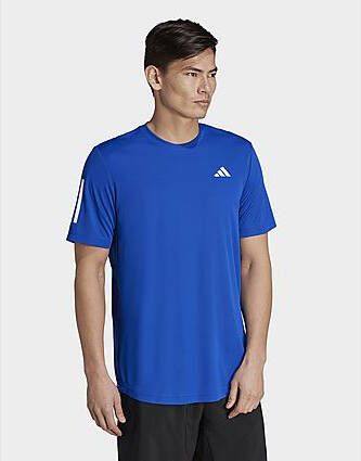 Adidas Club 3-Stripes Tennis T-shirt Collegiate Royal- Heren