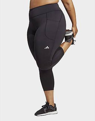 Adidas DailyRun 7 8 Legging (Grote Maat) Black- Dames