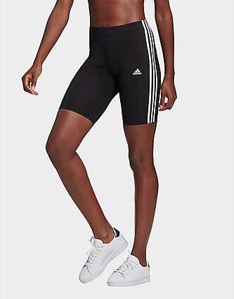 Adidas Essentials 3-Stripes Fietsshort Black White- Dames