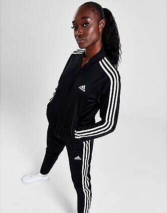 Adidas 3-Stripes Essential Tracksuit Black White- Dames