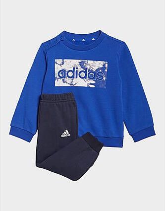 Adidas Essentials Sweatshirt en Broek Bold Blue White