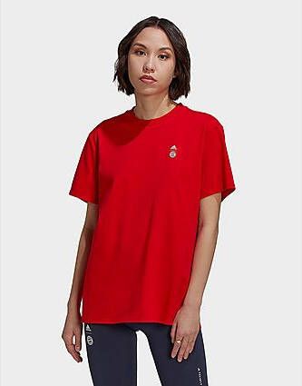 Adidas FC Bayern München Graphic T-shirt Red- Dames