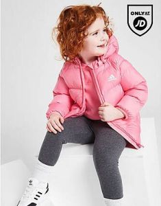 Adidas ' Badge Of Sport Padded Jacket Infant Pink