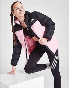 Adidas ' Padded Colour Block Jacket Junior Pink Kind