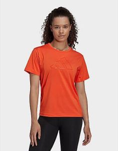 Adidas HIIT T-shirt Semi Impact Orange Dames
