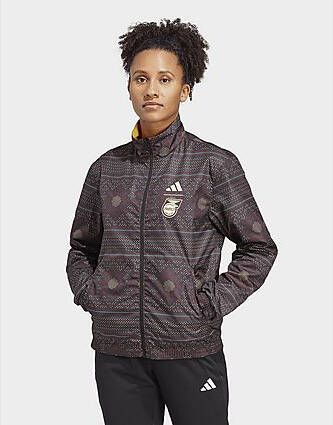 Adidas Originals Jamaica Anthem Jacket Bold Gold Black- Dames