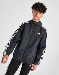 Adidas Lightweight Full Zip Hooded Jacket Junior Black