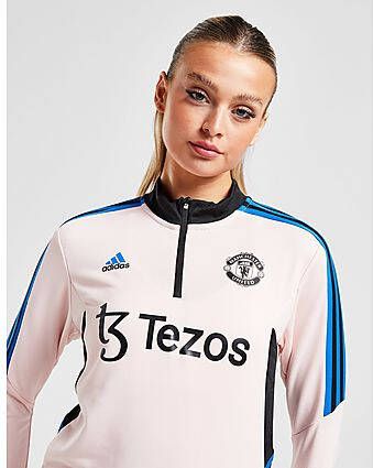Adidas Manchester United Condivo 22 Training Longsleeve Icey Pink- Dames