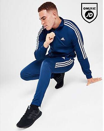 Adidas Match Essential Tracksuit Blue- Heren
