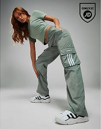 Adidas Originals 3-Stripes Cargo Pants Green- Dames