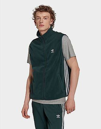 Adidas Originals Adicolor 3-Stripes Fleece Bodywarmer Mineral Green- Heren