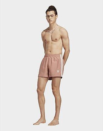 Adidas Originals Adicolor 3-Stripes Korte Zwemshort Clay Strata White- Heren