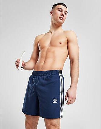 Adidas Originals Adicolor 3-Stripes Zwemshort Night Indigo White- Heren