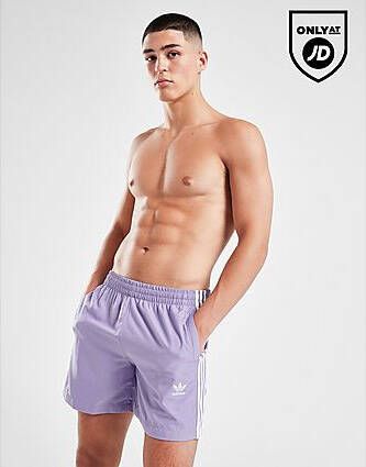 Adidas Originals Adicolor 3-Stripes Zwemshort Purple- Heren
