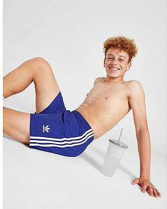 Adidas Originals Trefoil Swim Shorts Junior Semi Lucid Blue White