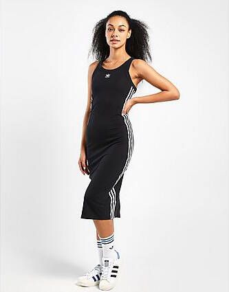 Adidas Originals Adicolor Classics 3-Stripes Lange Tankjurk Black- Dames