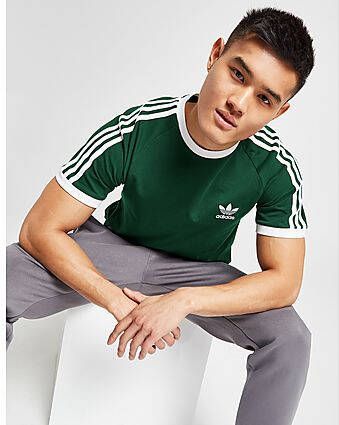 Adidas Originals Adicolor Classics 3-Stripes T-shirt Dark Green- Heren