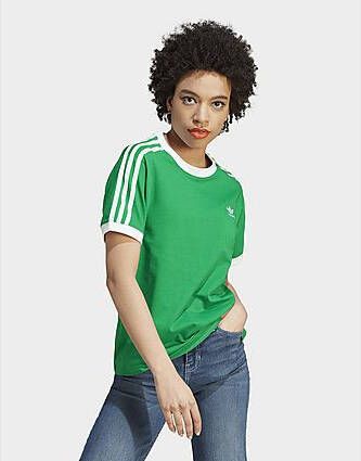 Adidas Originals Adicolor Classics 3-Stripes T-shirt Green- Dames