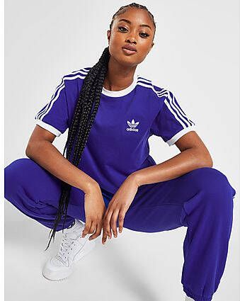 Adidas Originals Adicolor Classics 3-Stripes T-shirt Semi Lucid Blue- Dames