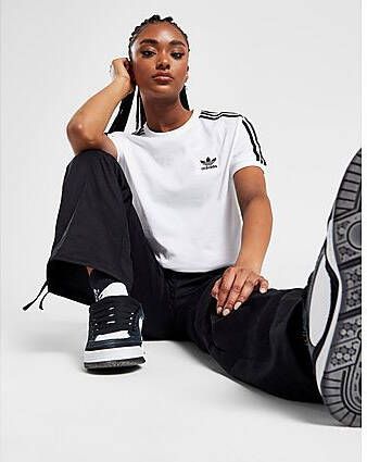 Adidas Originals Adicolor Classics 3-Stripes T-shirt White- Dames