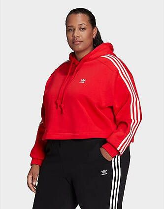Adidas Originals Adicolor Classics Hoodie (Grote Maat) Vivid Red- Dames