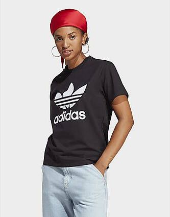 Adidas Originals Adicolor Classics Trefoil T-shirt Black- Dames