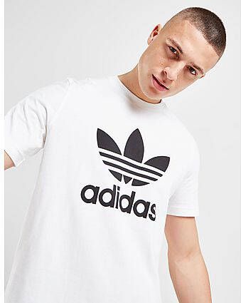 Adidas Originals Adicolor Classics Trefoil T-shirt White Black- Heren