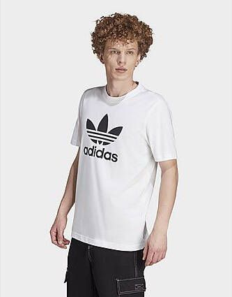 Adidas Originals Adicolor Classics Trefoil T-shirt White Black- Heren