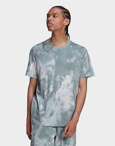Adidas Originals Adicolor Essentials Trefoil Tie-Dyed T-shirt Magic Grey Multicolor Heren