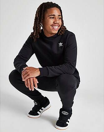 Adidas Originals Trefoil Essential Fleece Hoodie Junior Black White Kind