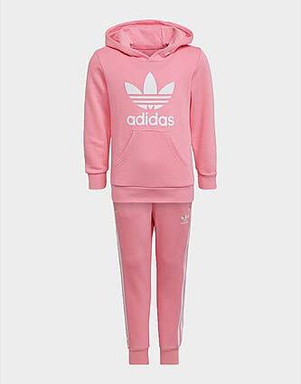Adidas Originals ' Trefoil Hooded Tracksuit Children Bliss Pink