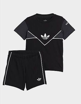 Adidas Originals Adicolor Short en T-shirt Setje Black