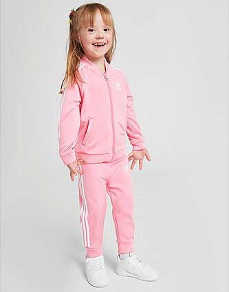 Adidas Originals ' SST Full Zip Tracksuit Infant Bliss Pink