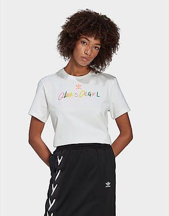 Adidas Originals Always Original Graphic T-shirt White- Dames