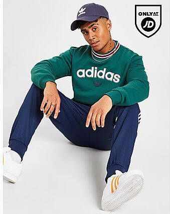 Adidas Originals Collegiale sweater met ronde hals Green- Heren