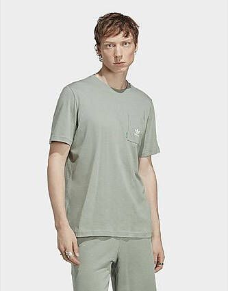 Adidas Originals Essentials+ Made With Hemp T-shirt Silver Green- Heren