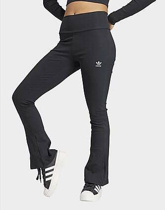 Adidas Originals Rib Flare Leggings Black- Dames