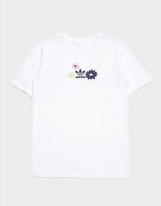 Adidas Originals Flower Print T-shirt White