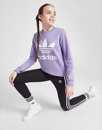 Adidas Originals ' Trefoil Crew Sweatshirt Junior Purple Kind