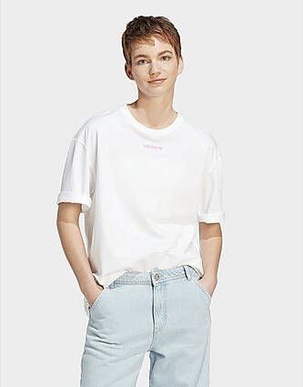 Adidas Originals Graphic T-shirt White- Dames