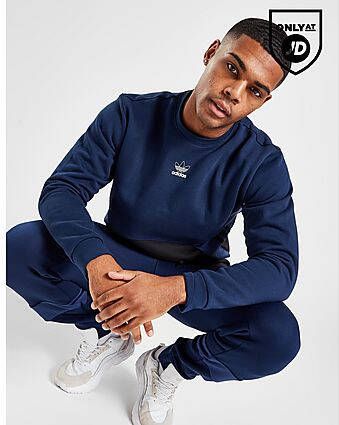 Adidas Originals Itasca Crew Sweatshirt Navy- Heren