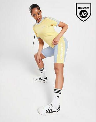 Adidas Originals Linear Cycle Shorts Blue- Dames