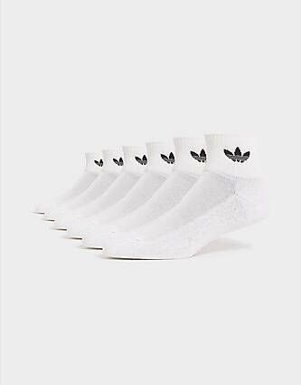 Adidas Originals 6-Pack Quarter Socks White- Dames