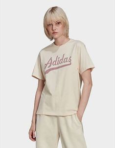 Adidas Originals Modern B-Ball T-shirt Wonder White- Dames