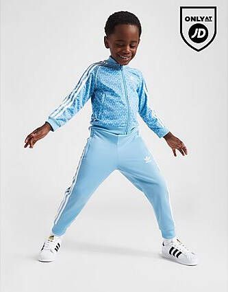 Adidas Originals Monogram SST Tracksuit Children Blue Kind