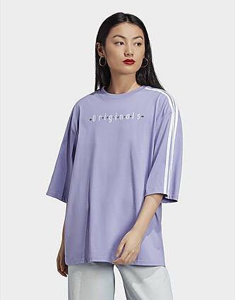 Adidas Originals Oversized T-shirt Light Purple- Dames