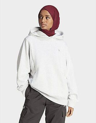 Adidas Originals Premium Essentials Made To Be Remade Oversized Hoodie Light Grey Heather- Dames