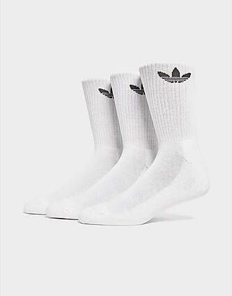 Adidas Originals TRE CRW SCK 3PP WHITE- Dames