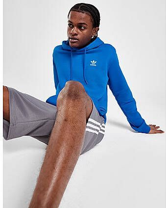 Adidas Originals Trefoil Essential Fleece Hoodie Blue- Heren