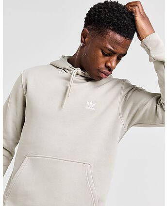 Adidas Originals Trefoil Essential Fleece Hoodie Putty Grey- Heren